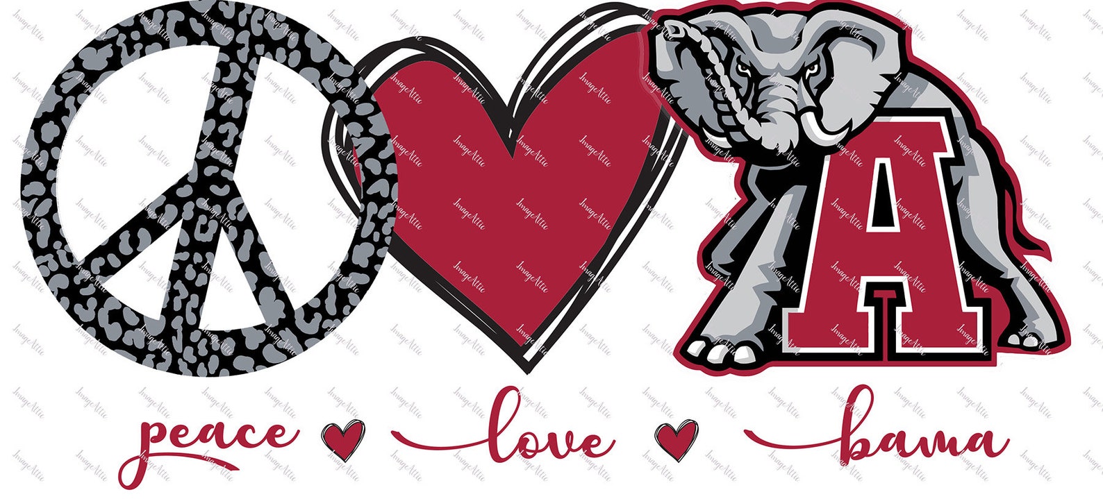 Peace Love Bama Digital Image Instant Download PNG Etsy