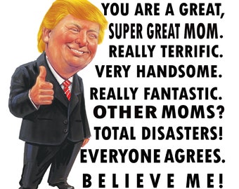 Trump Super Große MOM - digitales Bild Instant Download, PNG, Sublimation Grafiken -11000