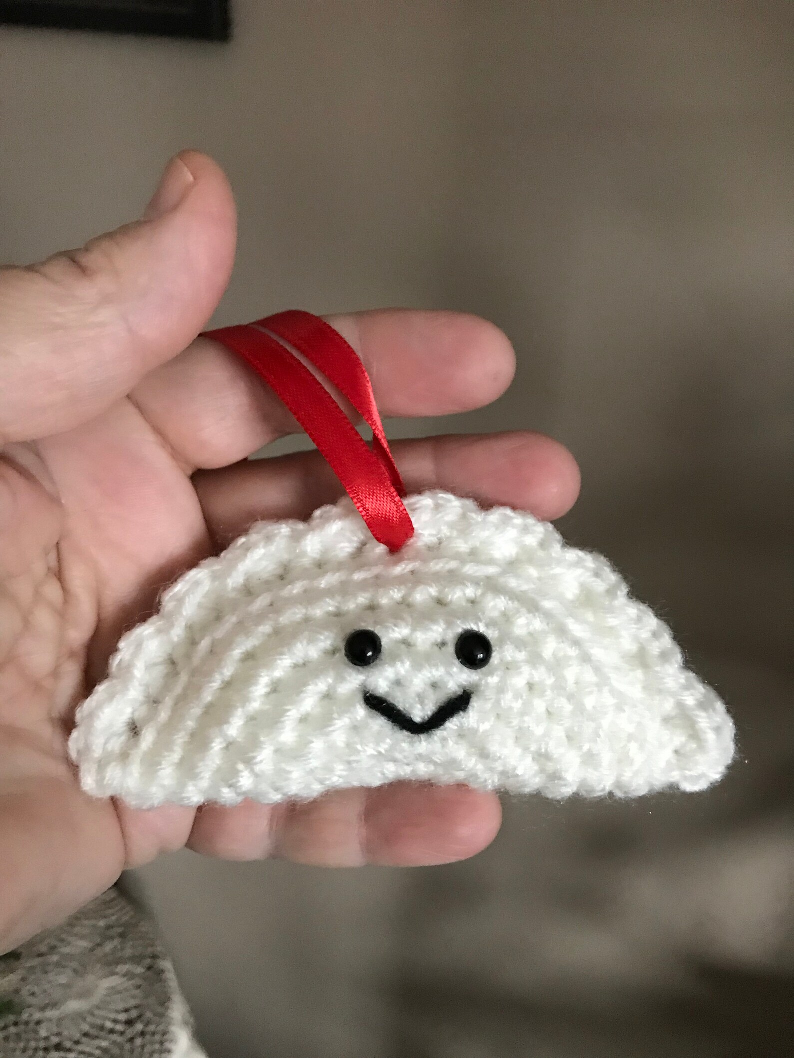 Crocheted Pierogi Christmas Ornament - Etsy