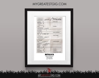 Picture A3 A4 Size Print Bon Iver Flowers Gig Concert Poster
