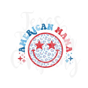 American mama sublimation transfer, 4th of July Sublimation transfer, red white and blue sublimation transfer, patriotic sublimation