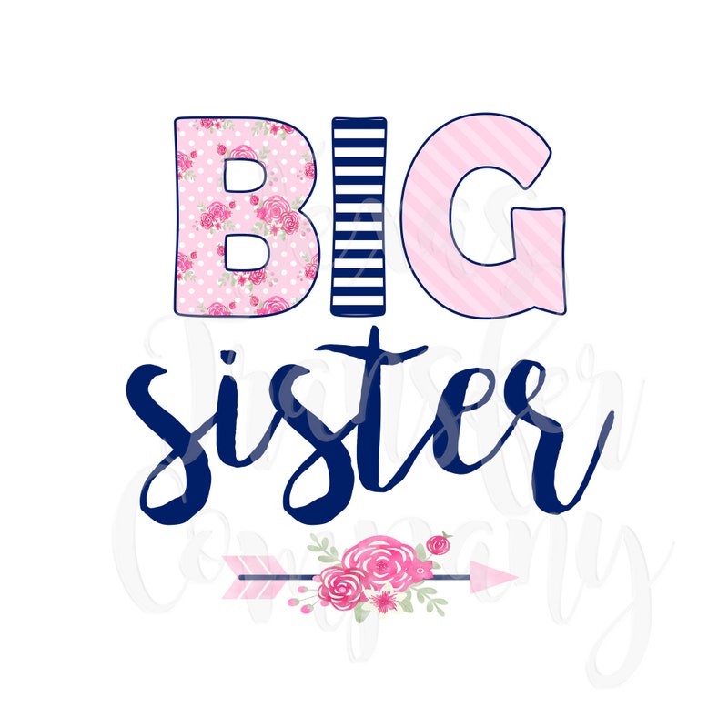 Big Sister Iron On - Etsy