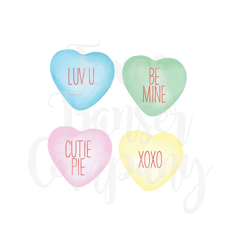 valentine shirt heat transfer cotton tshirt transfer candy heart shirt transfer conversation heart sublimation transfer ready to press