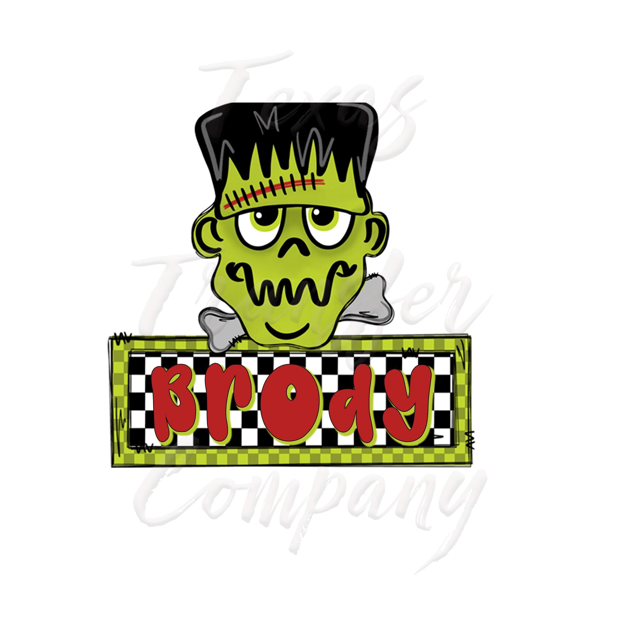 cute monster sublimation transfer, boys frankenstein, cotton tshirt transfer, ready to press heat transfer, personalized frankenstein