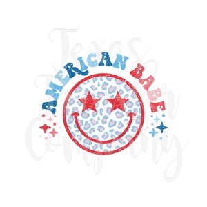 American babe sublimation transfer, 4th of July Sublimation transfer, red white and blue sublimation transfer, patriotic sublimation