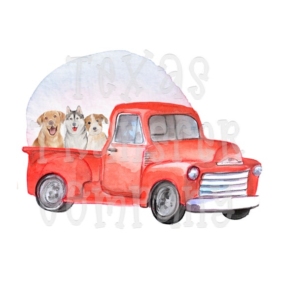 Vintage Red Pickup Truck T-Shirt Vintage Red Pickup Truck T-Shirt