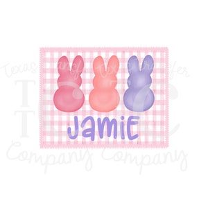Sublimation Transfer Print, Girls Easter T-shirt Transfer, Ready To press transfer, easter peeps t-shirt, tshirt transfer, heat transfer