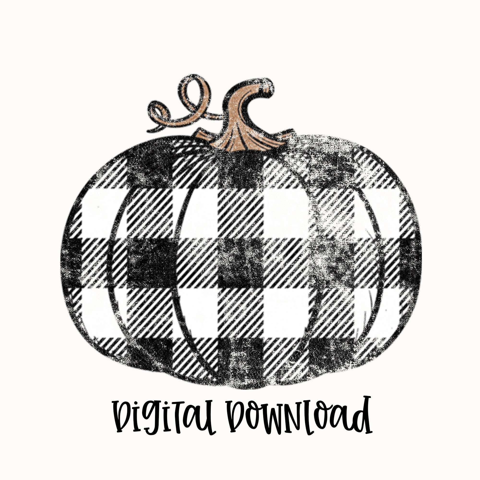 Thanksgiving Pumpkin Instant Download Red Buffalo Plaid Pumpkin Clipart Pumpkin PNG Design PNG Fall Digital Download