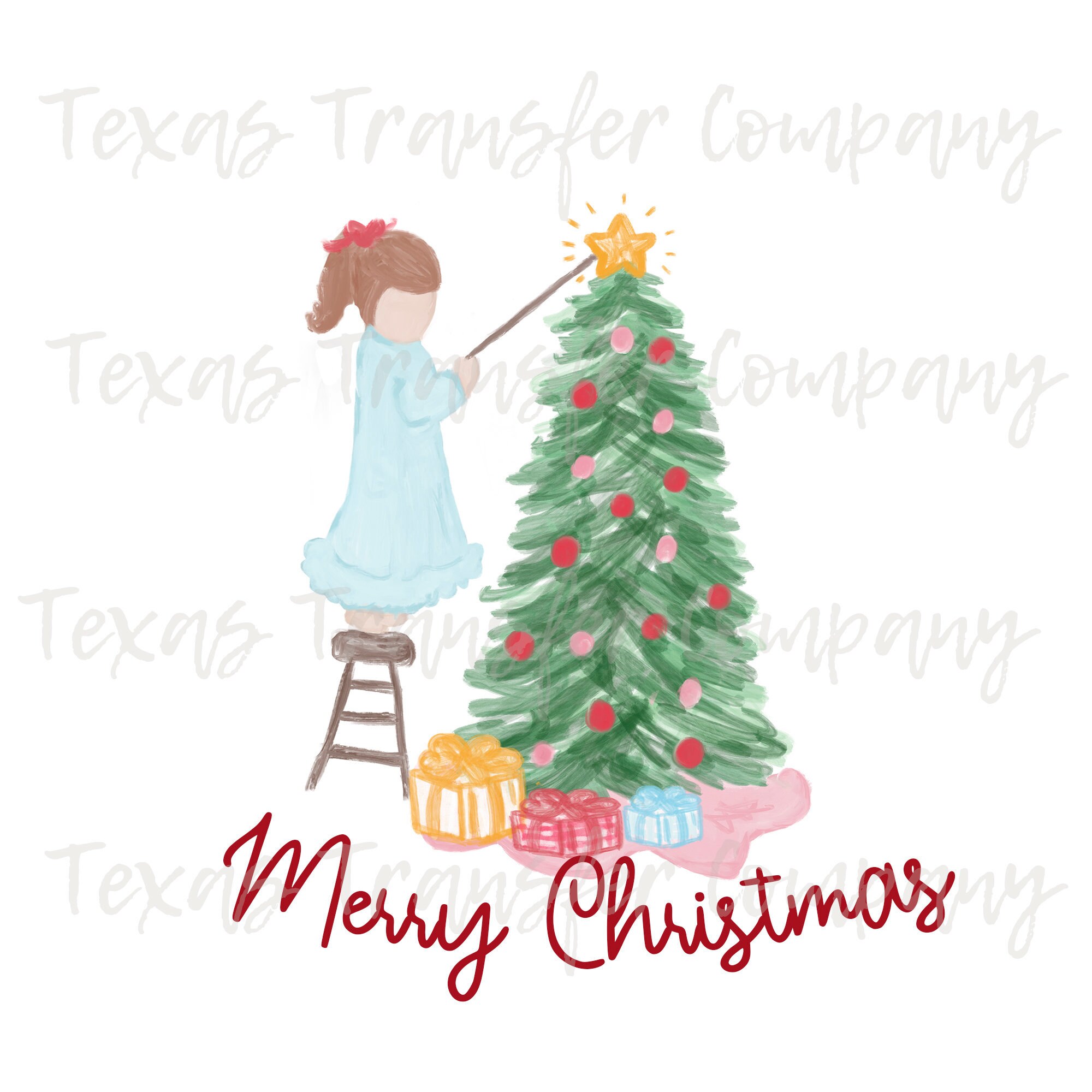 girls christmas sublimation transfer, cotton tshirt transfer ready to press, christmas shirt sublimation transfer