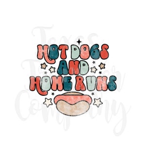 hot dogs and home runs sublimation transfer, cotton t-shirt transfer, baseball mom transfer, game day shirt, team spirit transfer