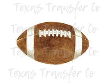 Football PNG for sublimation or DTG / Digital PNG / Watercolor football clipart, football clipart sublimation digital download