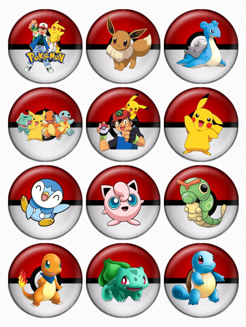 Anime Icing Images Cupcake Toppers Icing Sheets Sugar - Etsy