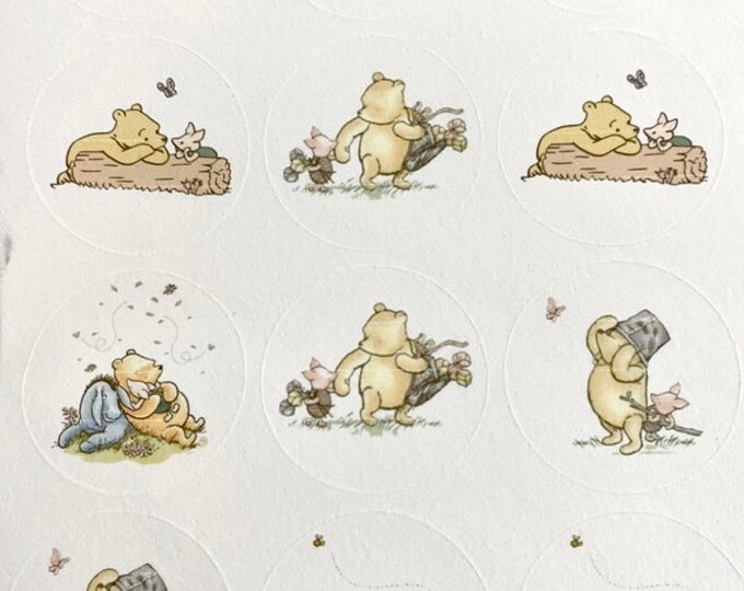 Classic Pooh Bear Cake Topper Fabric Winnie the Pooh Birthday - Etsy