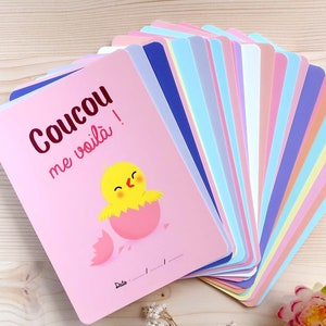 Mes premières fois Cartes étapes de bébé