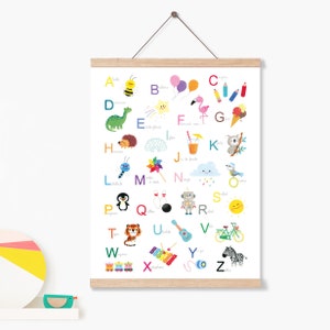 Alfabeto 30x40cm - Póster para aprender el abecedario
