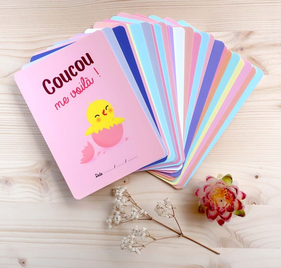 Mes Premieres Fois Cartes Etapes De Bebe Etsy