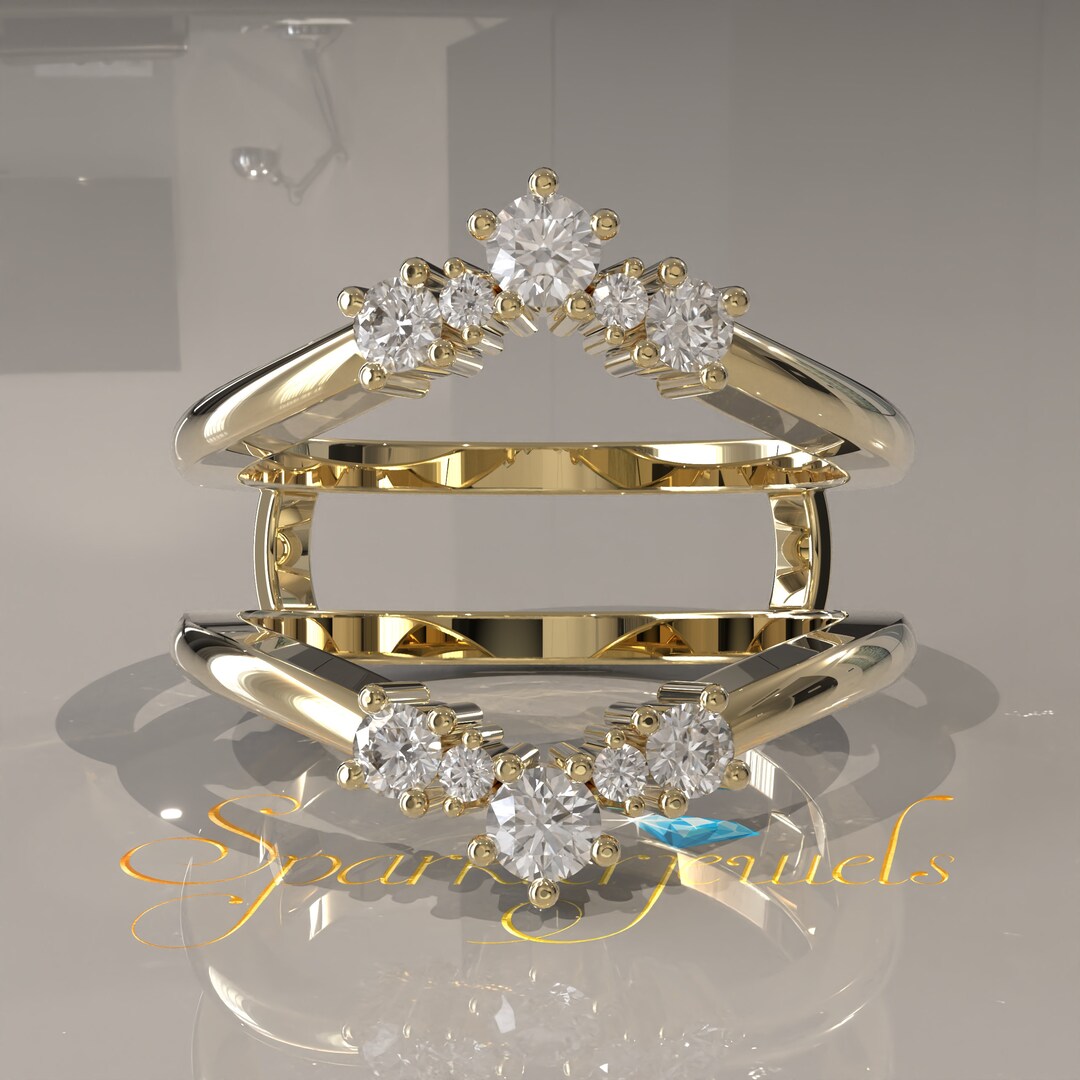 Customizable Ring Enhancer Aggie Ring Wrap Diamond Ring Etsy