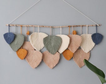 Macrame Leaf Wall Art