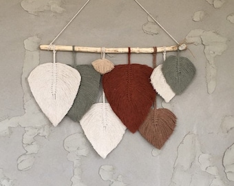 Colorful macrame gift for home tapestry, Woven wall hanging, motivational boho wall decor living room, macrame home decoration