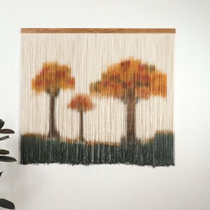 Wide macrame wall hanging nature inspired, 5 ft boho housewarming wall artgift, sound absorbing wall panel