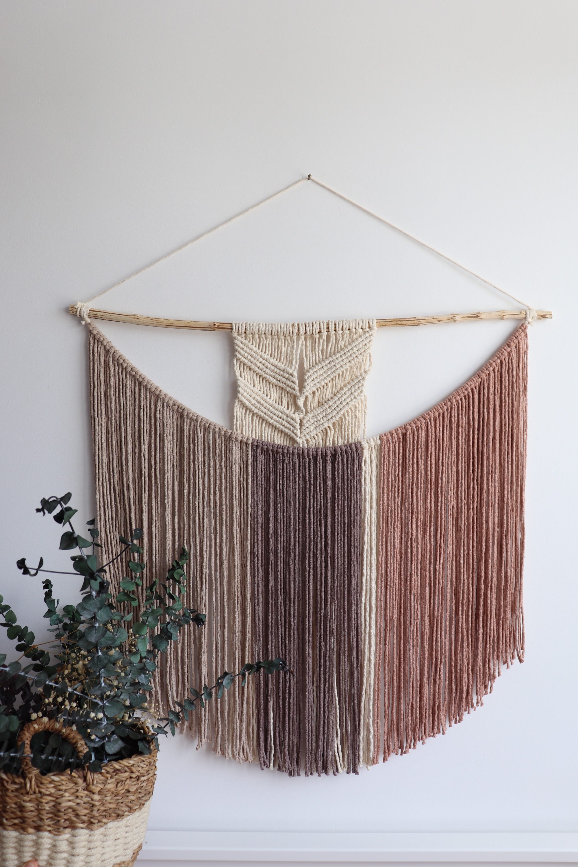 Macrame nursery wall hanging nursery decor boho macrame wall Etsy
