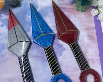 Handmade Resin Kunai – Anime Cosplay Prop, Decorative Art