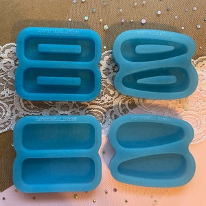 1/4” Tear Drop, Rectangle, Hair Clip, Resin, silicone, flat, mold