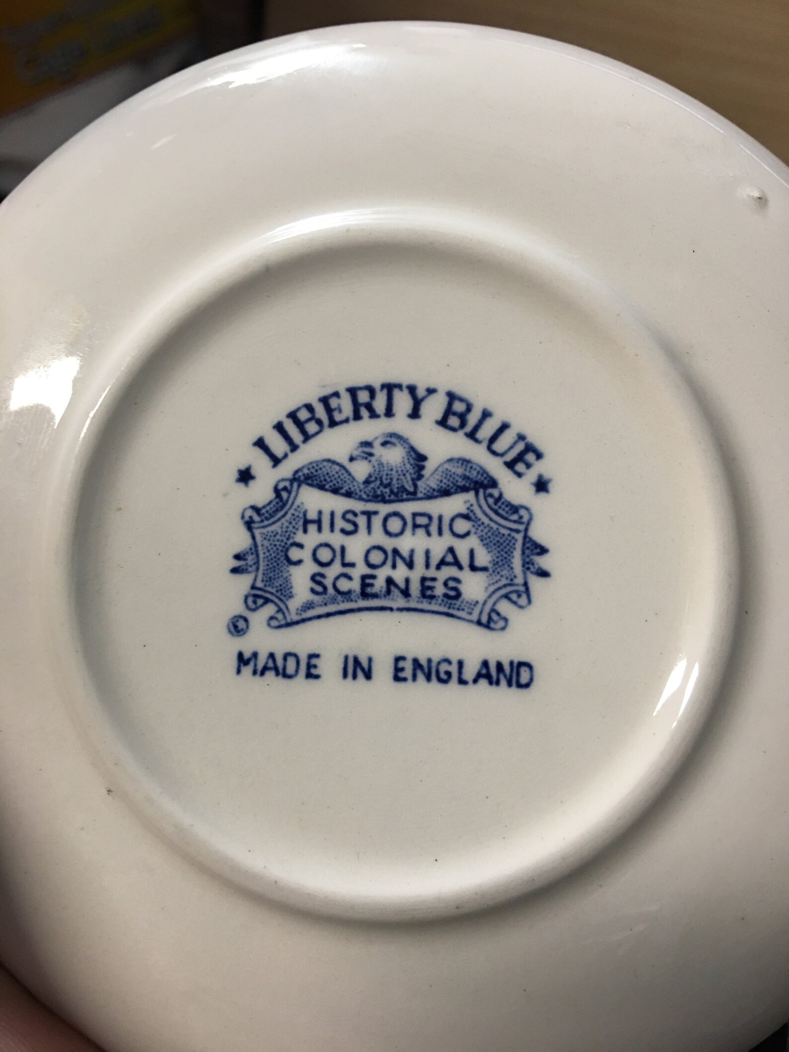 2 Vintage plates Liberty Blue Made in england 4 inches and Etsy