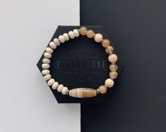 Duality Series: Howlite and Agate