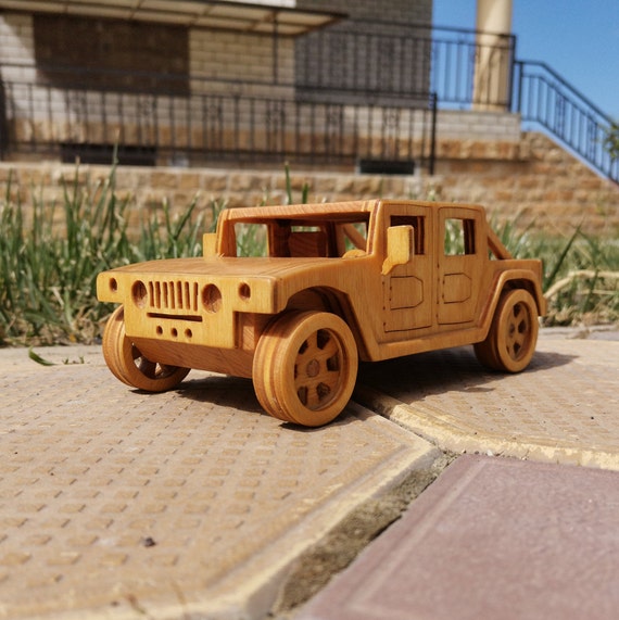 Wooden toy car Hummer Collectible car Handmade Etsy