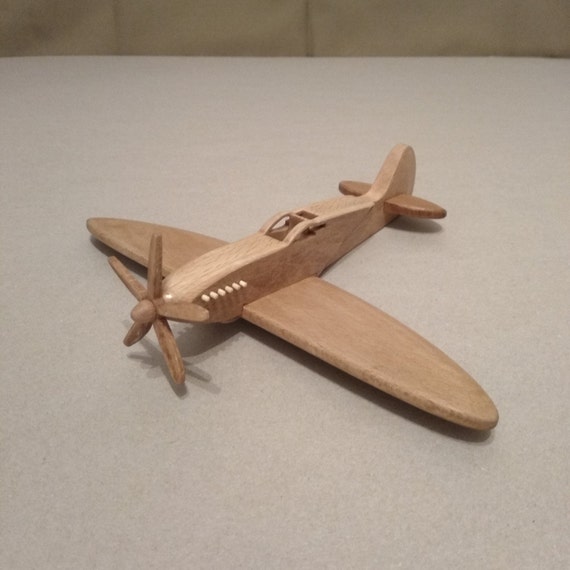 toy spitfire airplane