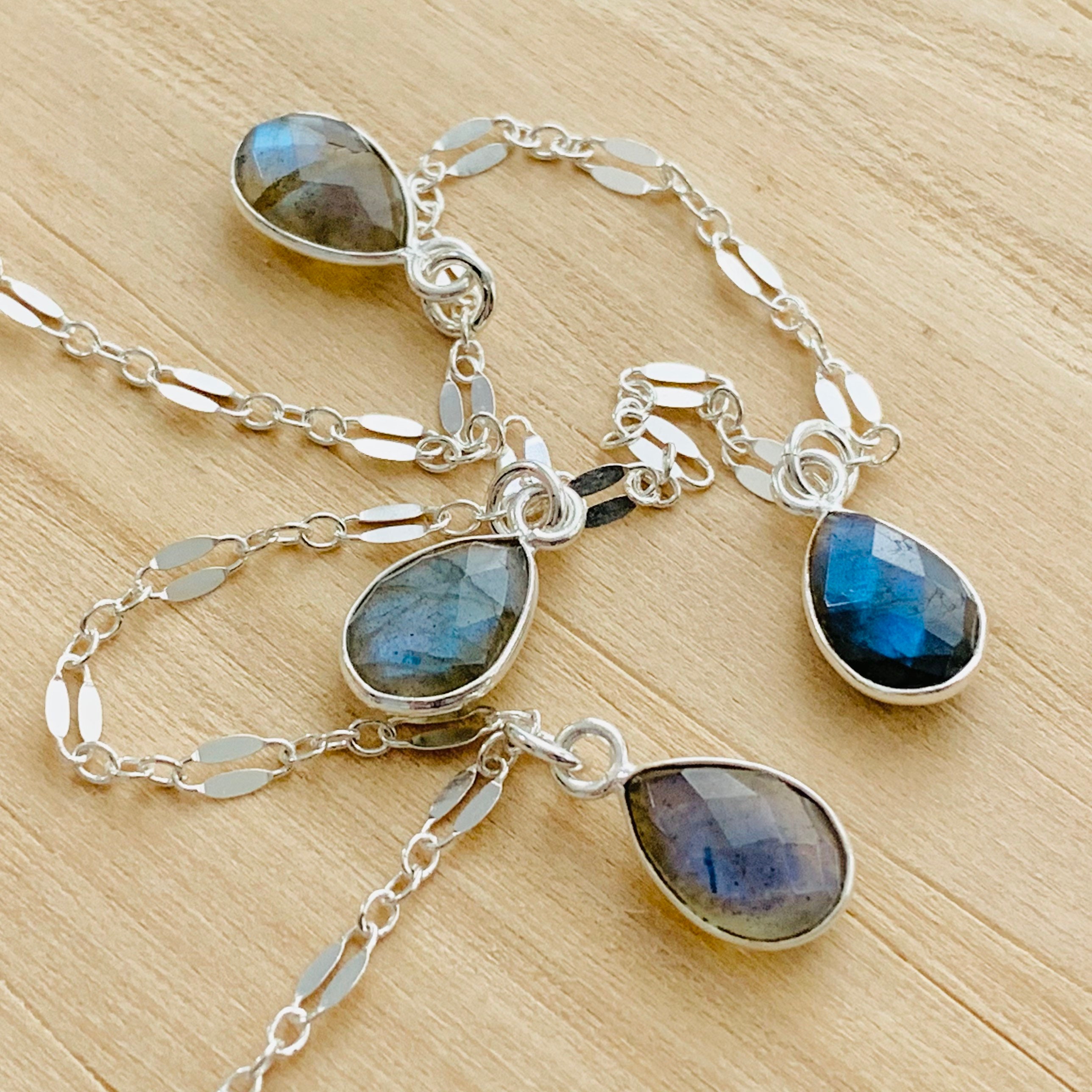 Labradorite choker necklace Clearance