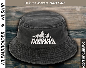 Hakuna Matata Bucket Hat | Bucket Hat for Women | Fisherman's hat