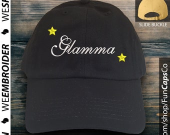Glamma Hat - Glamorous Grandma Baseball Cap - Dad Cap