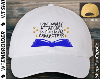 Fictional Characters Hat | Embroidered Baseball Cap Low Profile Black Custom Strap Back Unisex Adjustable Cotton Baseball Hat