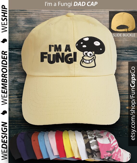 I'm a Fungi Hat Funny Baseball Cap Embroidered Hat Adjustable 100% Cotton  Cap -  Canada