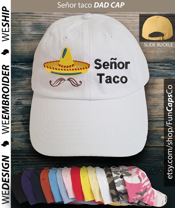 Señor Taco Hat Mexican Baseball Cap 