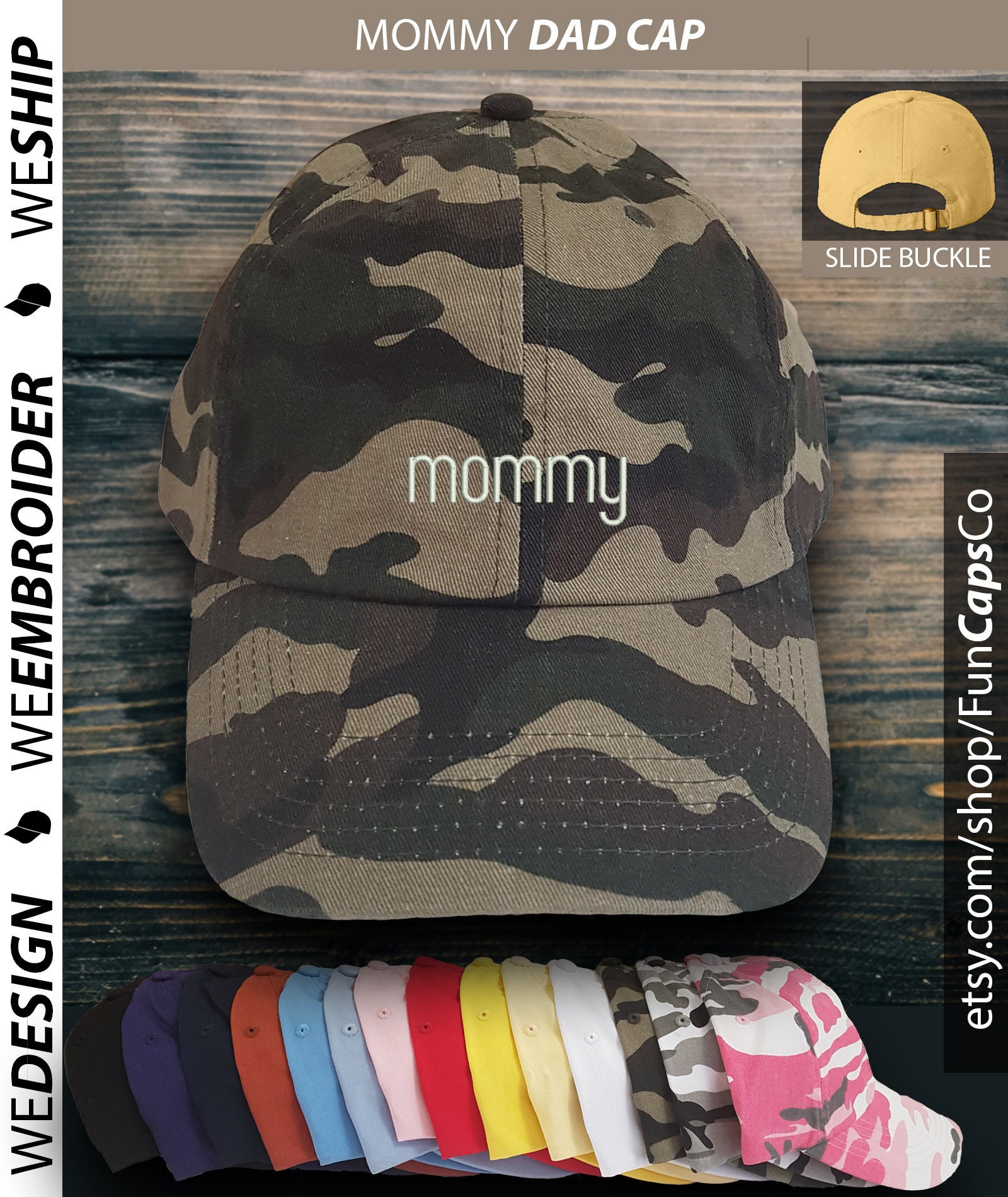 MOMMY Hat Dad Style Hat Embroidered Hat Mommy Dad Capfun - Etsy