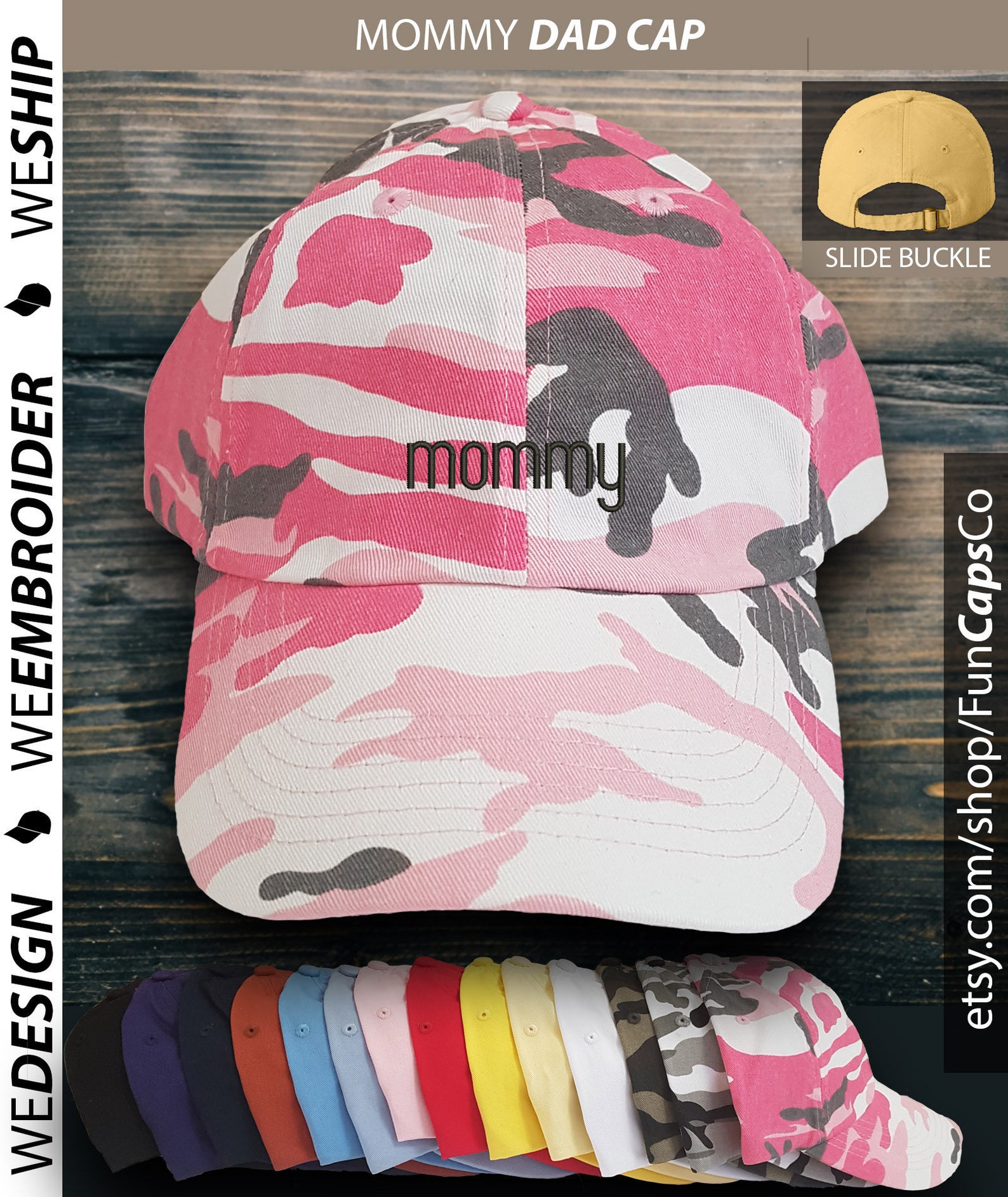 MOMMY Hat Dad Style Hat Embroidered Hat Mommy Dad Capfun - Etsy