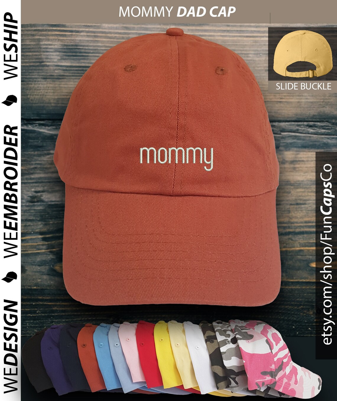 MOMMY Hat Dad Style Hat Embroidered Hat mommy dad capFun | Etsy