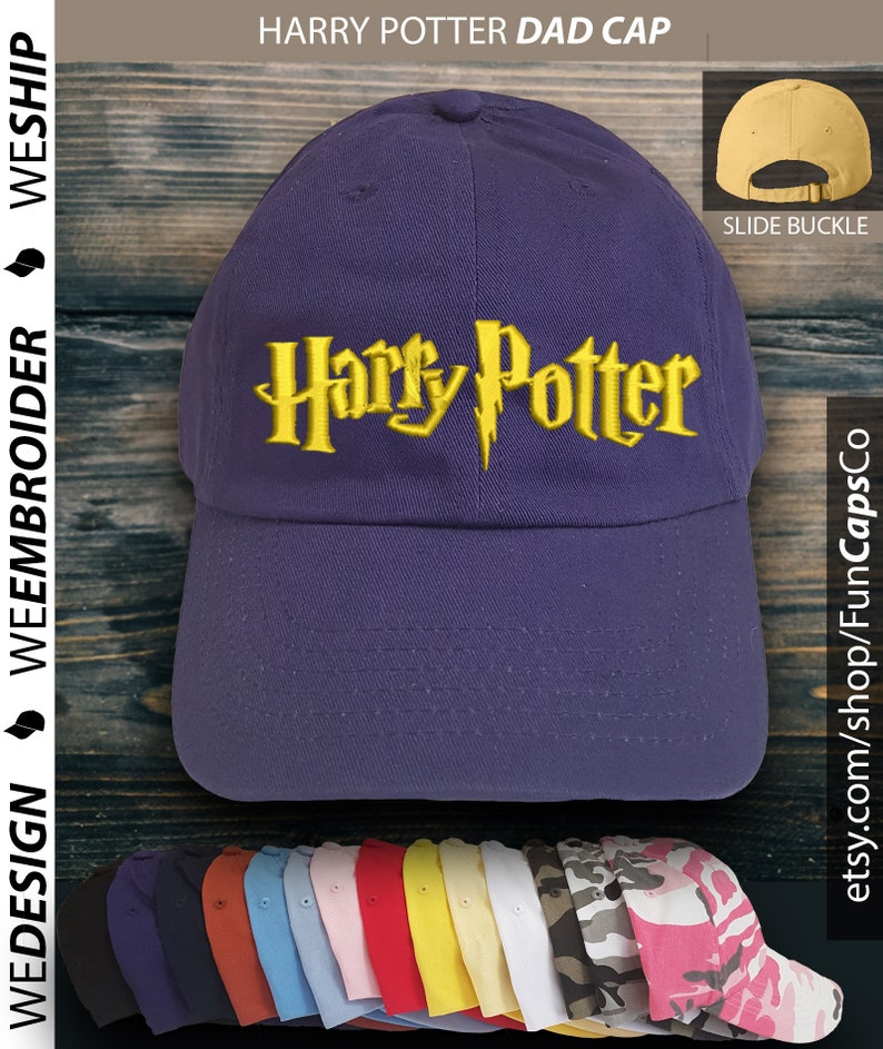Harry Potter Hat Harry Potter Baseball Cap Harry Potter Etsy
