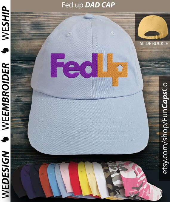 Fed up Hat Fed Ex Inspired Baseball Cap 