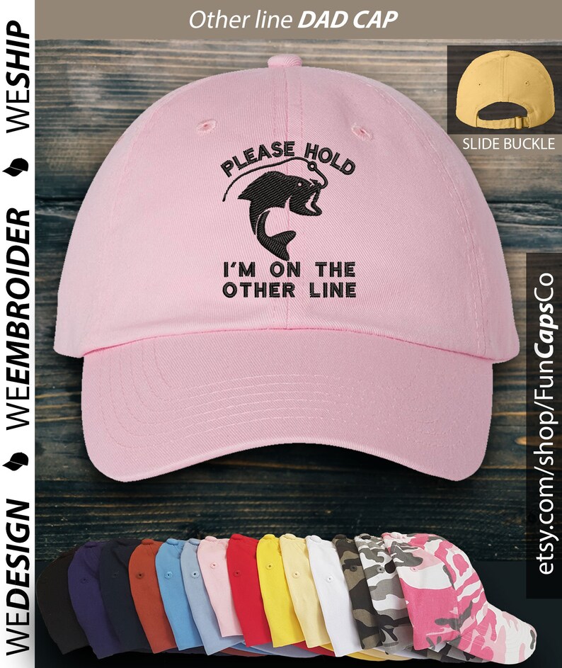 Other Line Hat Funny Cap Design Embroidered Hat Etsy