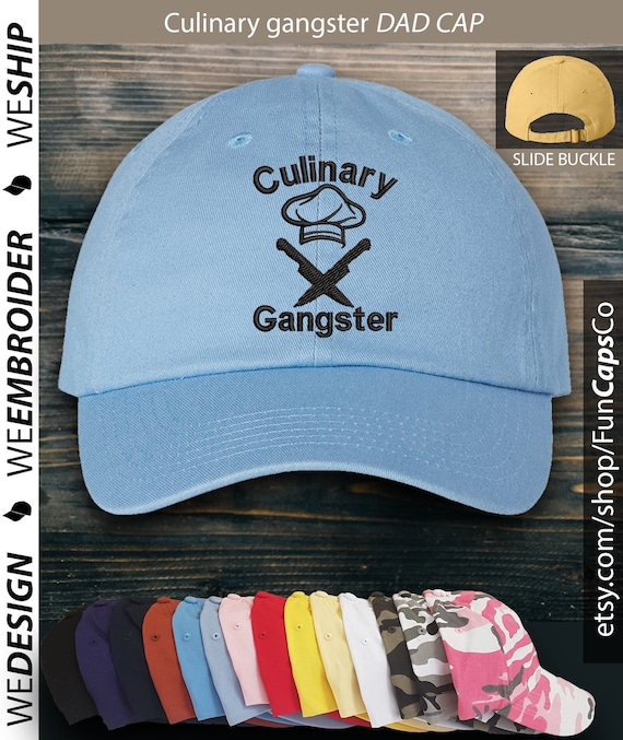 Culinary Gangster Hat Cool Cap Design Embroidered Hat 