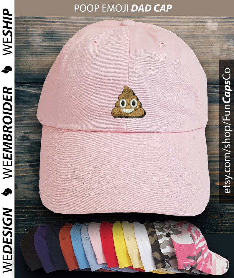 Poop Emoji Cap Poop Emoji hat Etsy