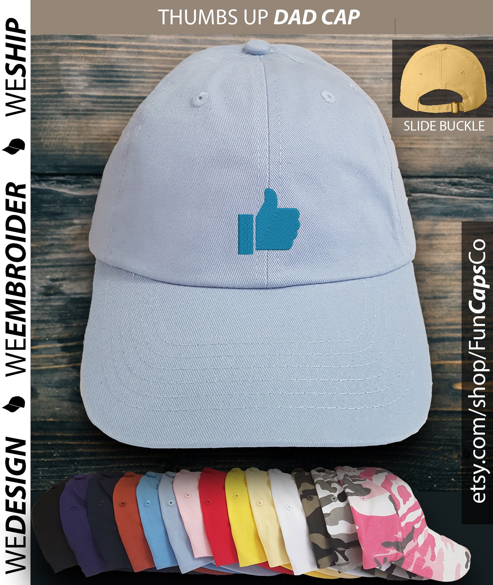 Thumbs up Emoji Dad Cap Dad Hat 