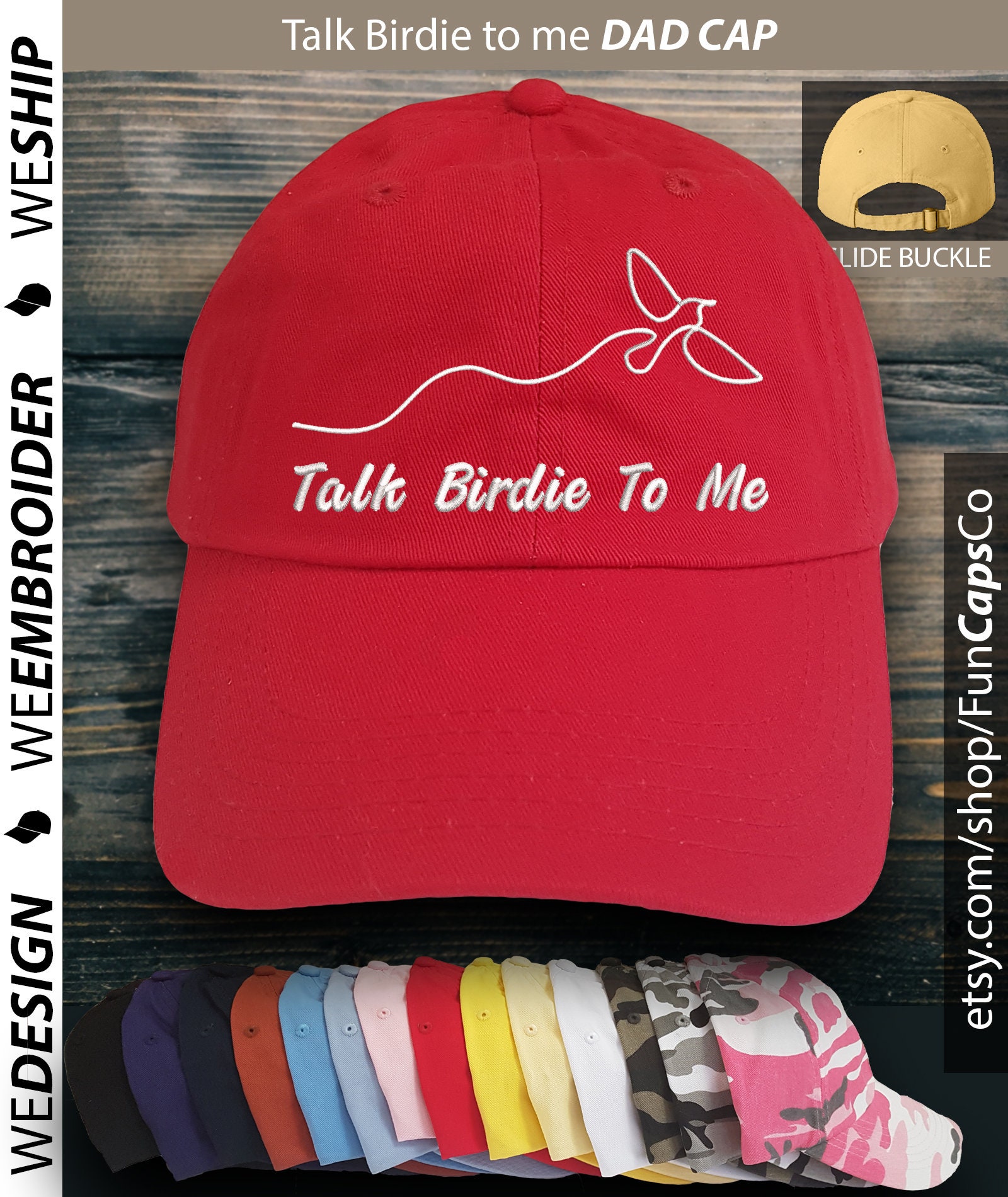 Talk Birdie to Me Baseball Cap - Etsy UK