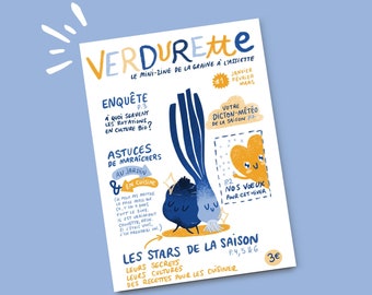 Mini Zine “Verdurette” #1 (January-February-March)