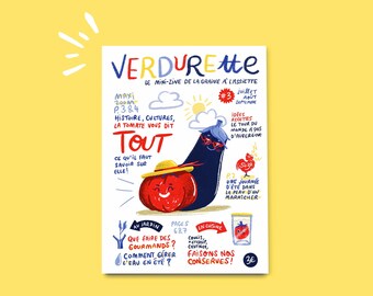 Mini Zine "Verdurette" #3 (July-August-September)