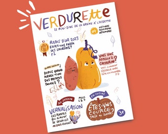 Mini Zine “Verdurette” #4 (October-November-December)